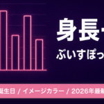 【2026最新】ぶいすぽっ！メンバーの身長一覧｜誕生日・イメージカラーつき